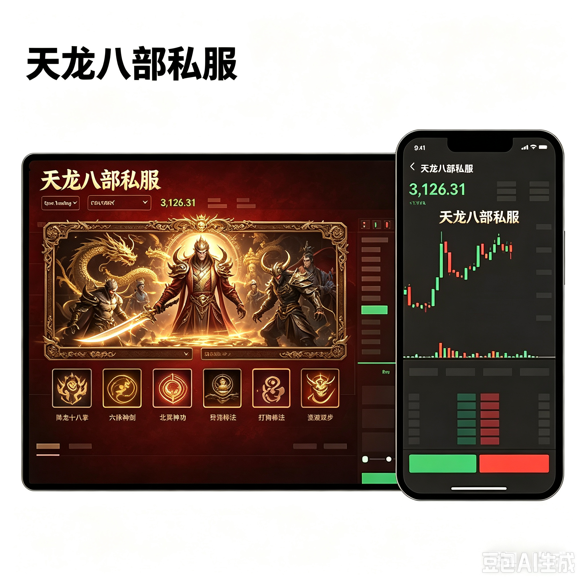 超变魔域私服职业技能演示画面